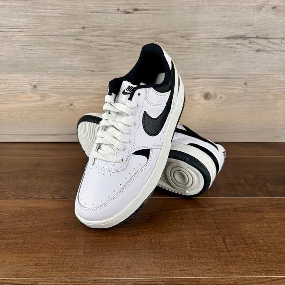 Nike Gamma Force White Black Womens Size 8.5 Summit Iron Grey DX9176 100 - Picture 1 of 9